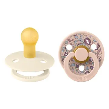 x Liberty Pacifier Colour 2 PACK Eloise Latex Size 1 Blush Mix Billigare