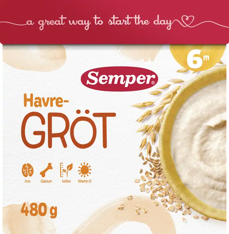 Havregröt Mild & Naturell 480 g Expressleverans