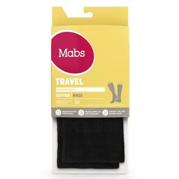 Travel Cotton Knee Black XXL Nedsatt pris