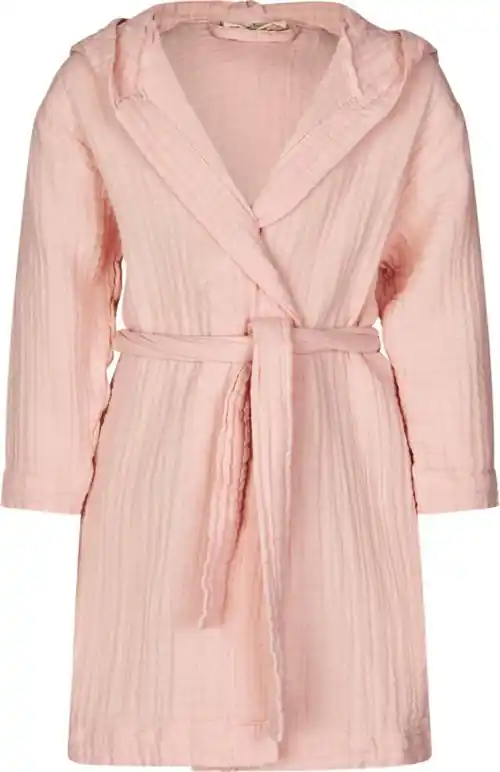 Bathrobe Muslin Rose Smoke 3-4 year Kampanjpris