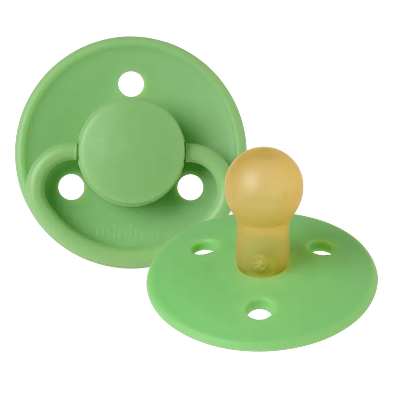 Latexnapp 0 mån. - Äppelgrön - 2 st Premium