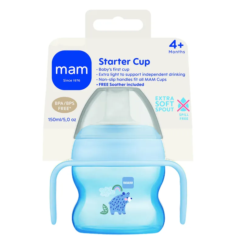Endast denna vecka Starter Cup +4 Månader 150 ml - Olika färger