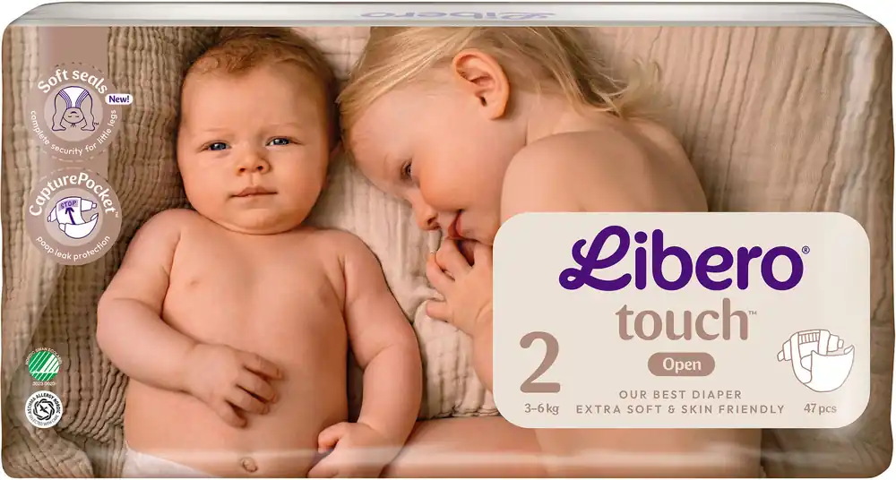 Rea Touch 2 Blöjor (3-6 kg) 47 st