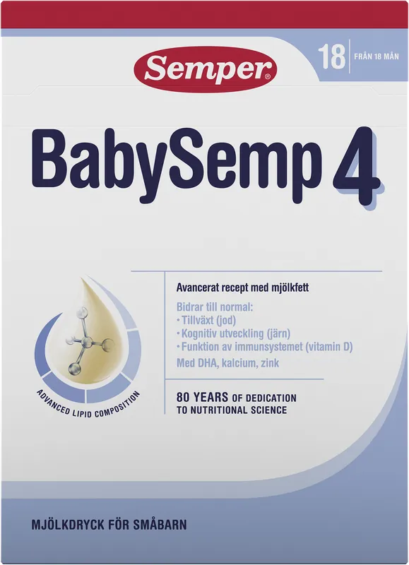 Handla nu BabySemp 4 Mjölkdryck 800g