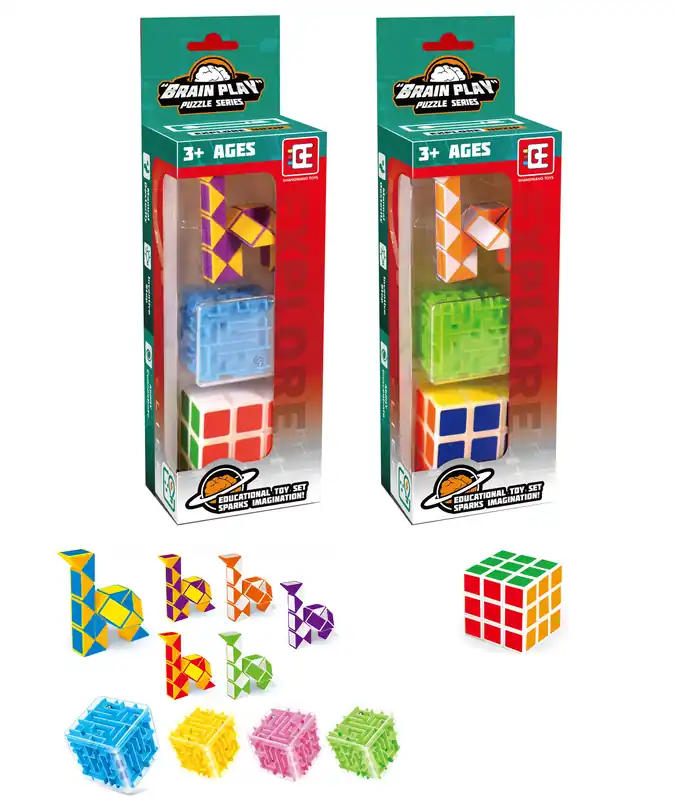 Erbjudandepris FIidget Set Brain Play Rubiks Kub 1 st
