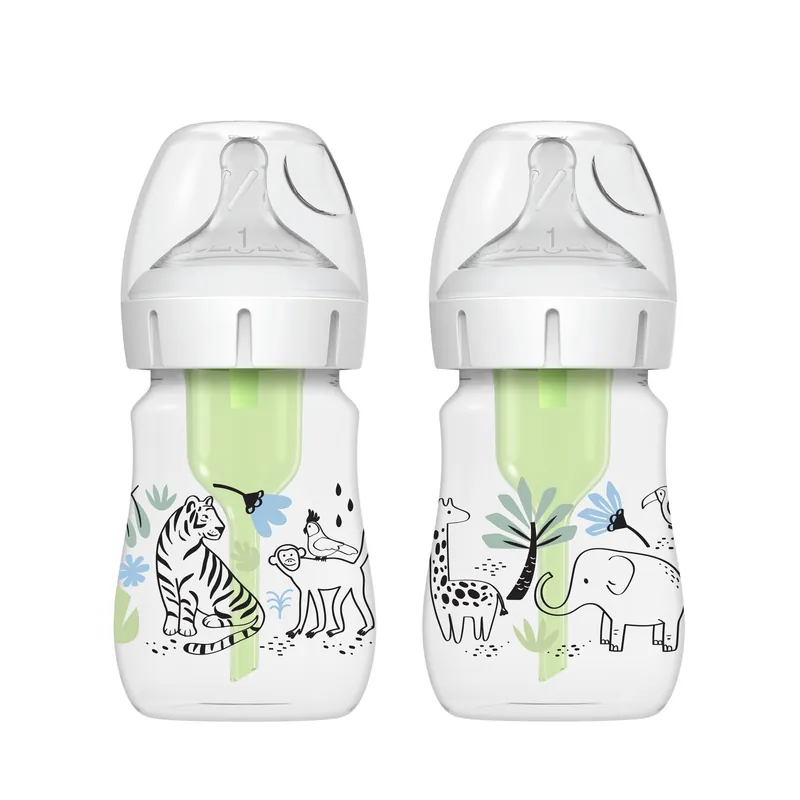 Wide-Neck Options + Flaskor 150 ml Jungle 2-pack Trygg betalning