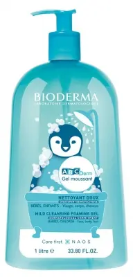 Bästa pris Bioderma ABCDerm Skummande Gel 1 L