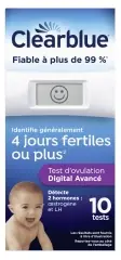 Clearblue Ägglossningstest Digital 4 Dagar 10 Enheter Billig