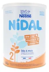 Säker betalning Nestlé Nidal 2 Från 6 Månader till 1 År 800 g