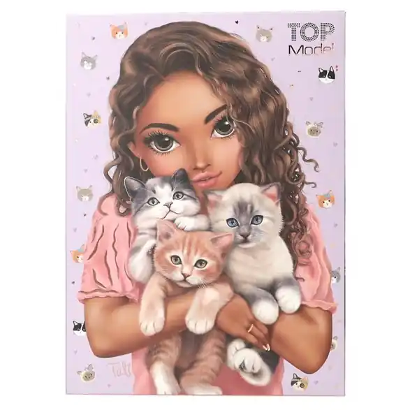 Expressleverans TOPModel/Depesche Brevpapper i mapp cat love