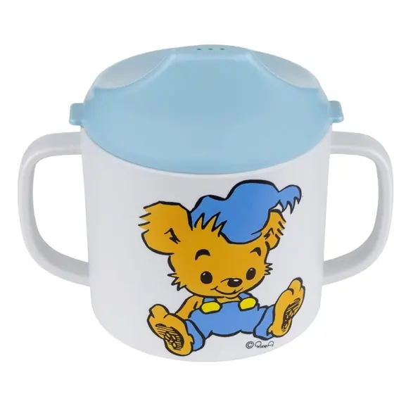 Rätt start Pipmugg Bamse, blå/vit Endast denna vecka