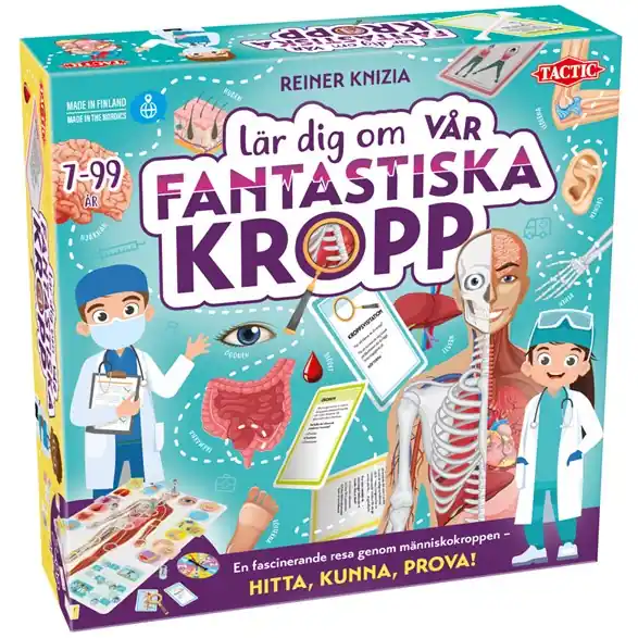 Tactic Lär dig vår fantastiska kropp Endast idag