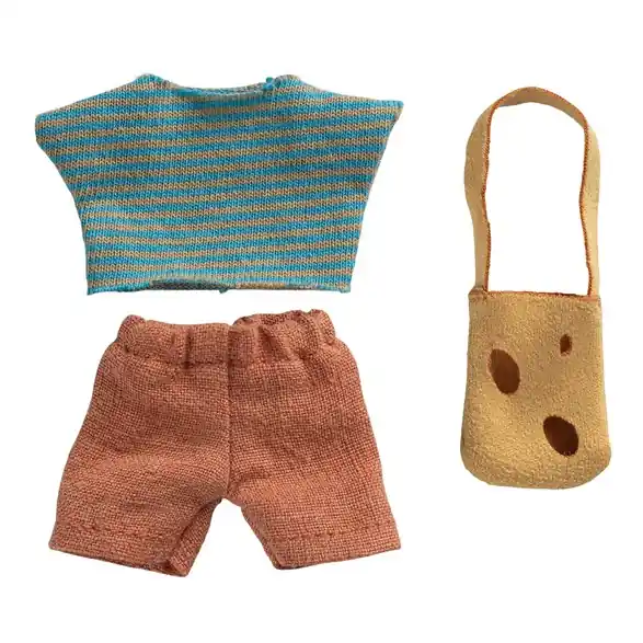 Maileg Clothes and bag, little brother mouse Billig