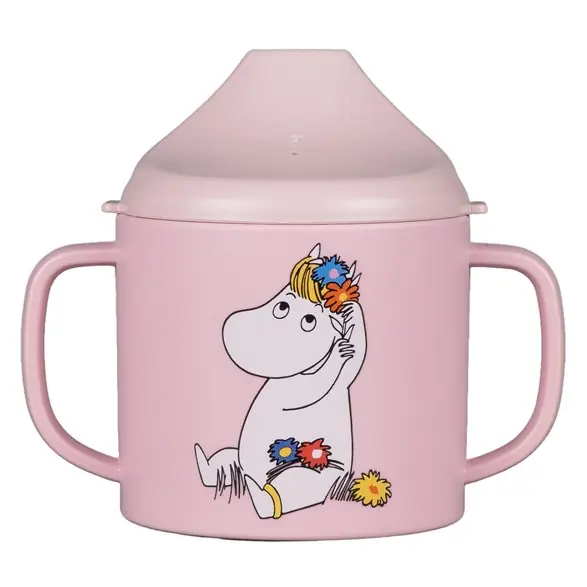 Erbjudandepris Rätt start Pipmugg, Mumin äng rosa