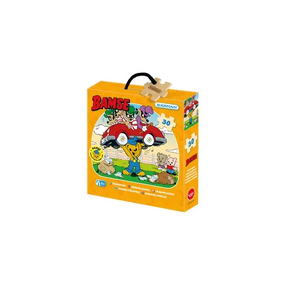 Beställ nu Kärnan Träpussel 30 bitar, Bamse