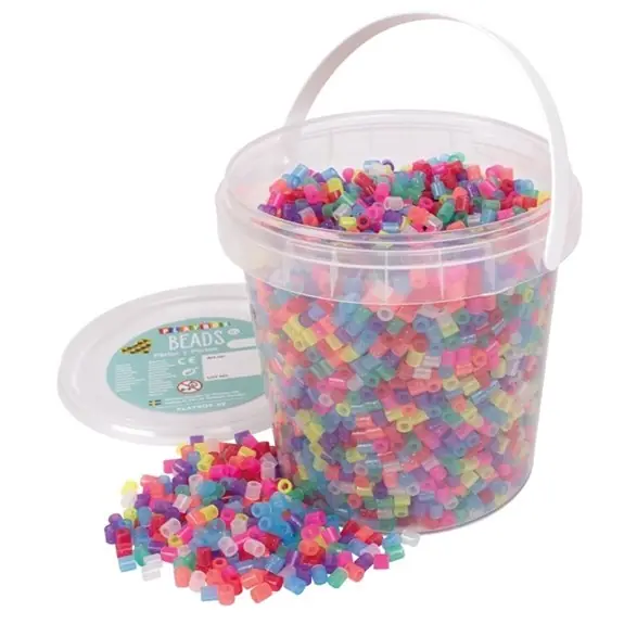 Playbox Rörpärlor glittermix, 5000 st Begränsat antal
