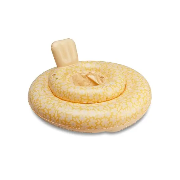 Swim Essentials Baby float yellow florish prisnedsättning