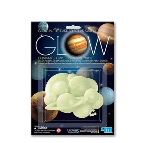 3D solsystem - Glow-in-the-dark Utförsäljning