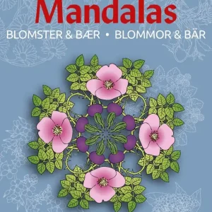 Trygg betalning Mandalas Målarbok med Blommor och Bär