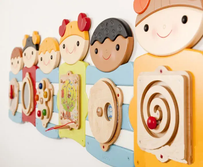Väggpanel - Söta barn, 7 paneler Trygg betalning