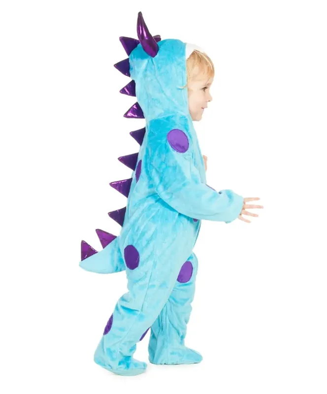 Babyoverall, blått monster Nedsatt pris