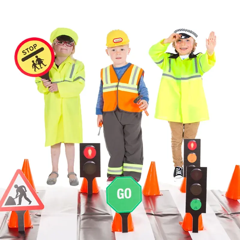Lär om trafiksäkerhet (5-7 år), 10 delar Lågt pris